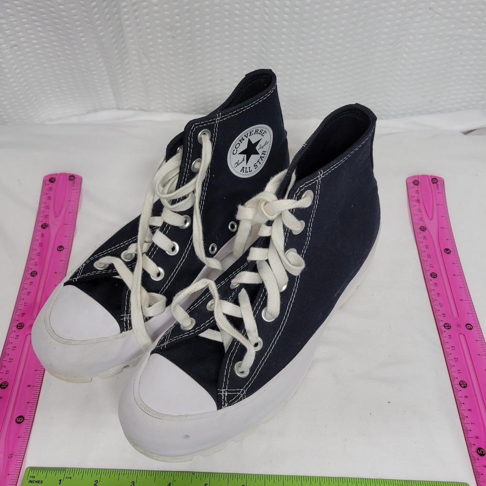 Converse Chuck Taylor All Star Lugged High Top Navy Platform Sneakers 565901C 8